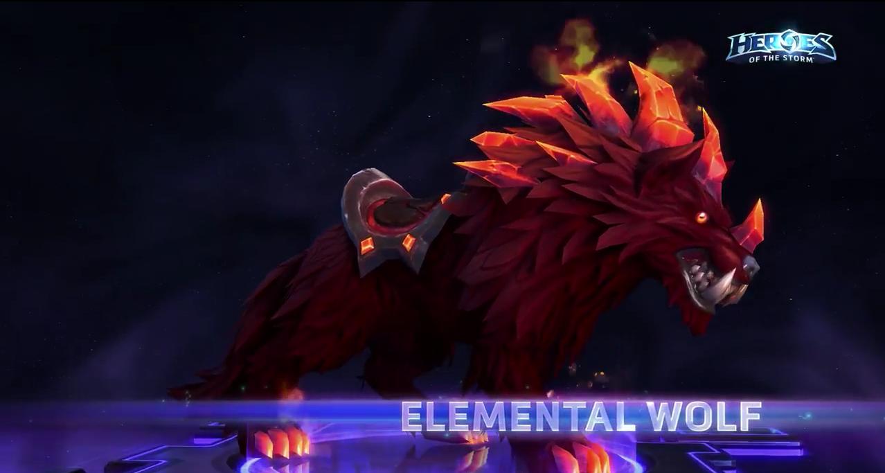 elemental wolf