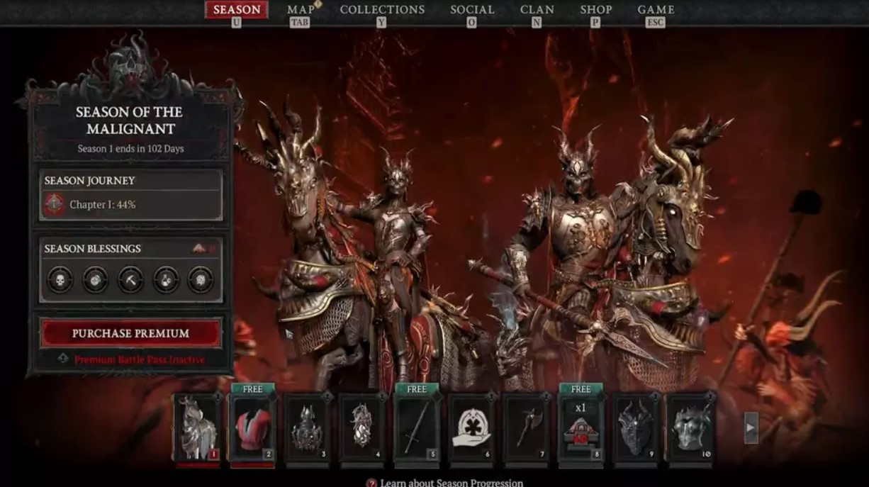 diablo 4 season 1 progression