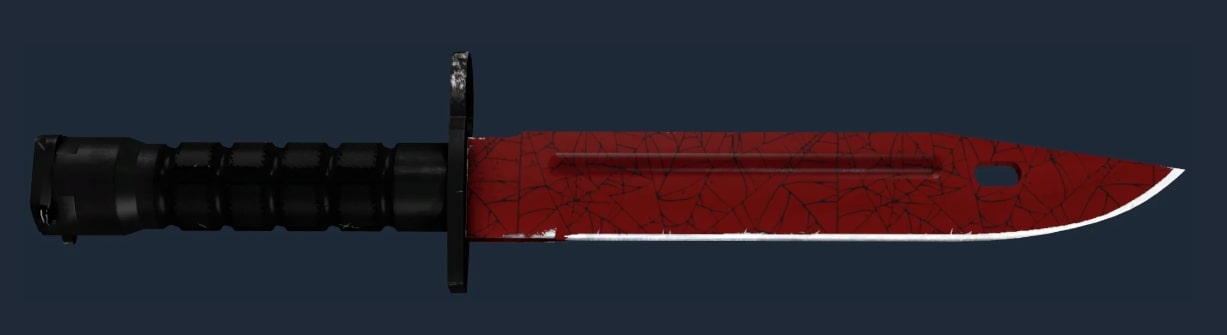 cs2 m9 bayonet crimson web